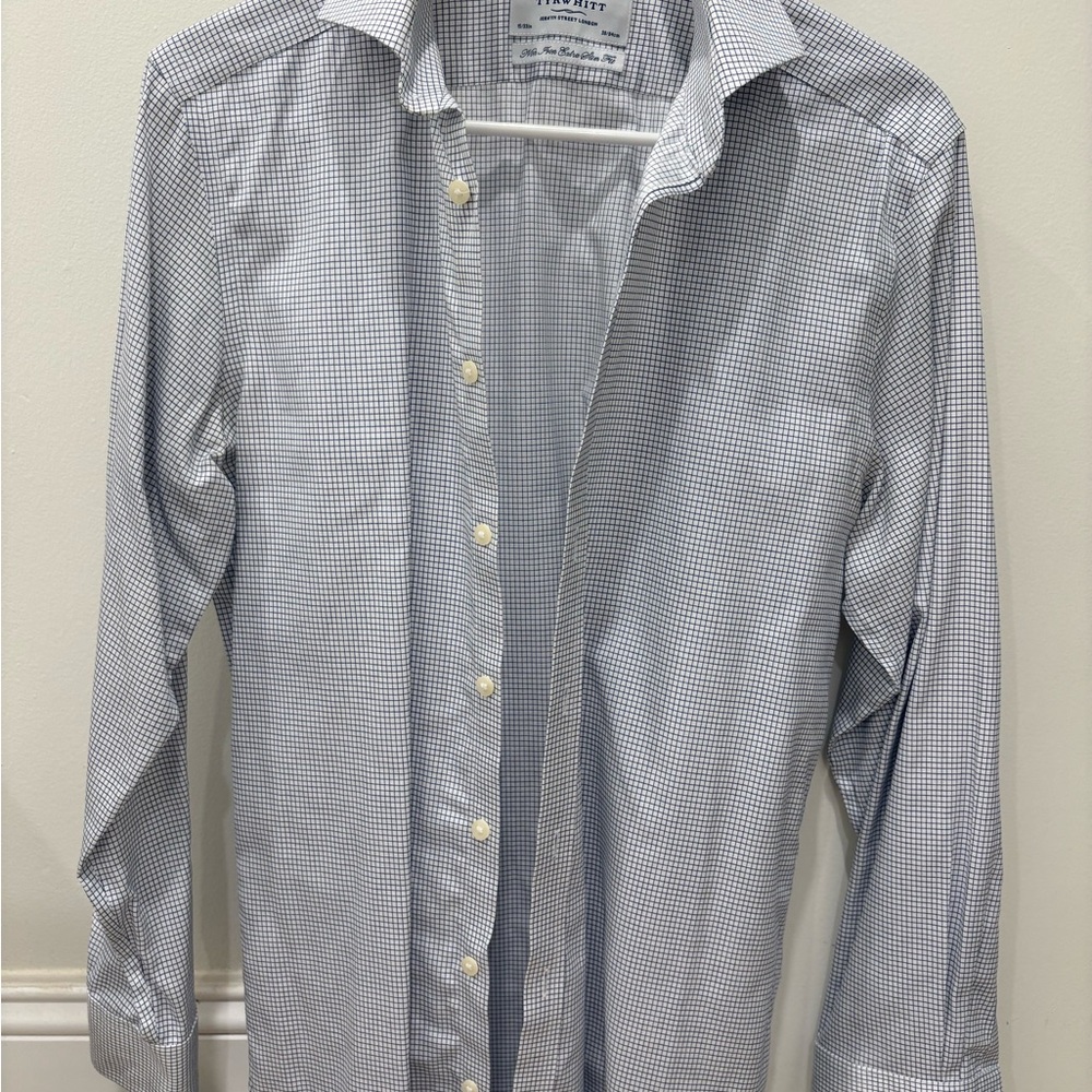 Charles Tyrwhitt Light Blue Gingham Shirt